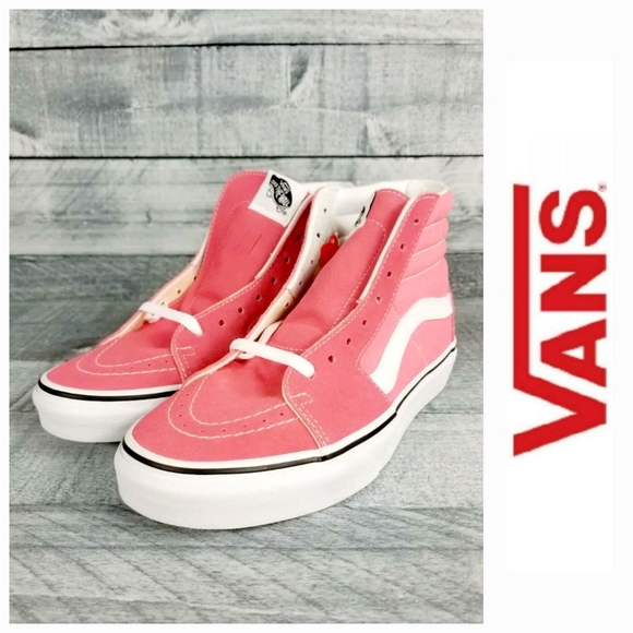 Vans Shoes - VANS Sk8-Hi Coral Suede & Canvas